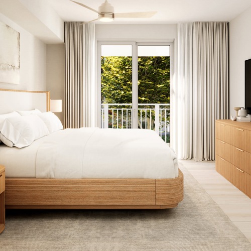 Beautiful bedrooms to fit every need Bedroom with natural lighting and high ceilings